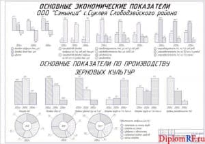 Чертёж основных экономических показатели О  (формат А1)