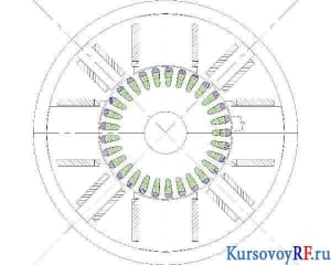 Чертёж якоря  