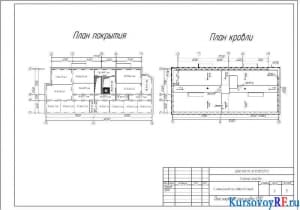 План покрытия, план кровли
