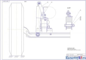 Курсовое проектирование и расчет элементов подвески автомобиля