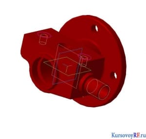 Чертеж деталь 1 корпус (3D)