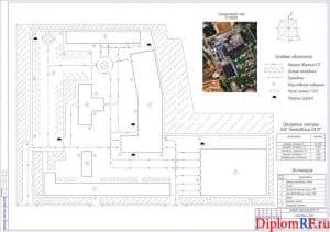 Чертёж генерального плана Балаковского ПАТК (формат А1)
