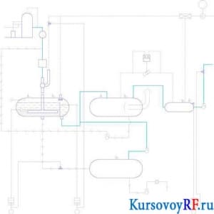 Чертеж рабочей схемы