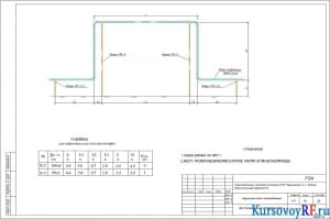 Чертеж вертикального компенсатора наружных сетей газоснабжения