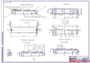 Чертеж операционных эскизов (формат А1)