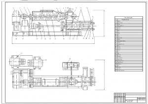 2.	Сборочный чертеж вакуумного винтового пресса СМ-325 на формате А1