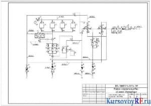 Чертеж развернутой тепловой схемы котельной