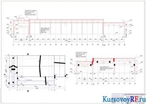 Чертеж план кровли