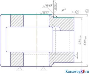 Калибр на несоосность отв. F72Н7 сборочный чертеж (формат А2)