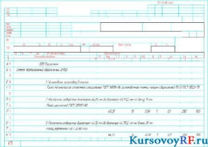 Карта операционных эскизов (формат А1)