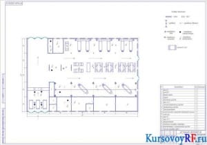 Чертеж производственного корпуса