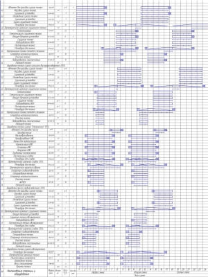 3.	График загрузки технологического оборудования А1