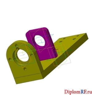 Чертеж 3D модели стола