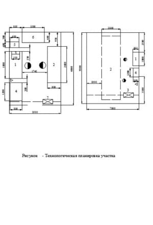 3.	Чертеж Технологическая планировка