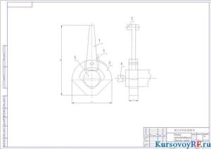 хомутик самозахватывающий сборочный чертеж ( формат А2)