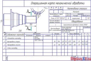 Чертеж карты операционной № 1(формат А4х5)