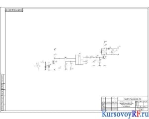 Чертеж схемы электрической принципиальной системы импульсно-фазового управления (формат А2)