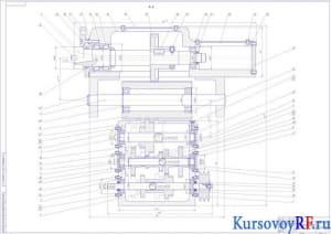 Чертеж коробка скоростей