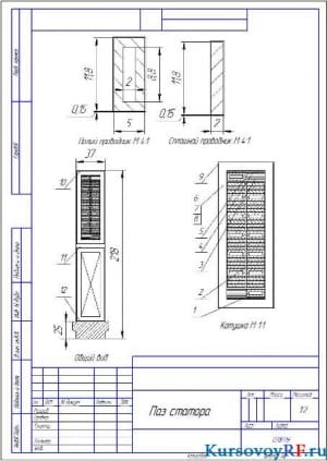 Курсовая работа на тему Турбогенератор ТВВ - 240