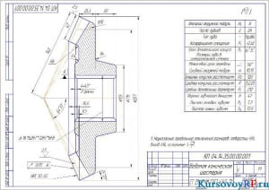 Курсовое проектирование и расчет первой передачи среднего моста автомобиля с колесной формулой (6х4)
