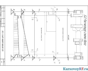 Чертеж расчетной схемы вала (формат А4)