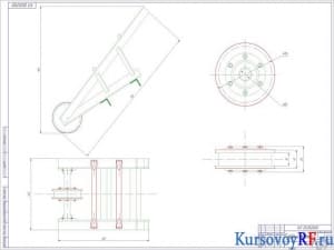 Чертеж гусек стрелы