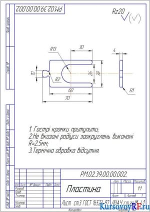 Деталь Пластина