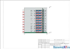  Фасад 1-8 М 1:200