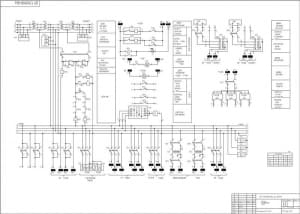 5.	Чертеж панели собственных нужд. А-1