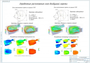 5.	Теоретический чертеж определения расположения газо-воздушной горелки, А1