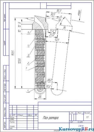 Курсовая работа на тему Турбогенератор ТВВ - 240