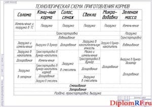 Предлагаемая технологическая схема приготовления кормов (формат А1)
