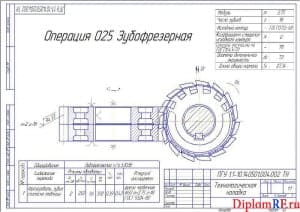 Чертеж наладок технологических (формат 3хА3)