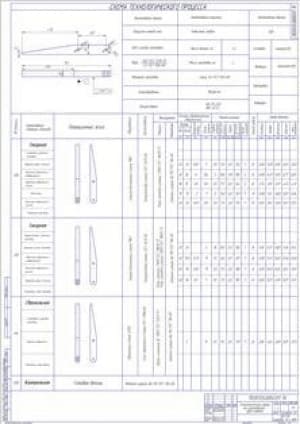 Технологическая карта на изготовление зуба захвата (ф.А1)