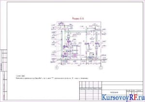 Чертеж разреза 6-6