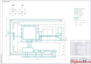 Чертеж генеральный план (формат А1)