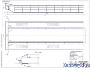 Чертеж кран мостовой (формат 3хА1)