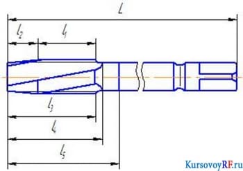Курсовая разработка режущего инструмента с чертежами