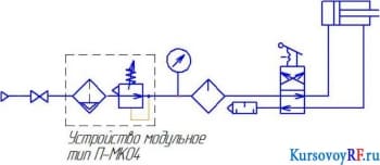 Пневмосхема