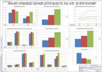 Анализ производственной деятельности (формат А1)