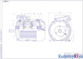 Проектирование асинхронного двигателя с короткозамкнутым ротором для продолжительного режима работы