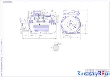 Расчёт в среде Mathcad асинхронного двигателя мощностью 90кВт по заданным исходным данным технического задания