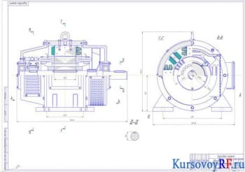 Проектный курсовой расчёт двигателя постоянного тока номинальной мощности 22квт
