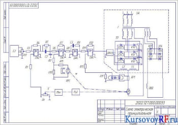 Курсовая разработка автоматизированного электропривода с расчётом передаточных функций всех его элементов