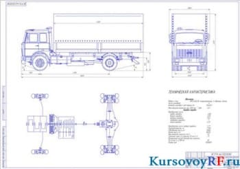 Проектирование грузового автомобиля МАЗ-5336 с разработкой карданной передачи