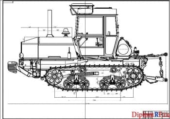 Модернизация конструкции ходовой части трактора ВТ-150
