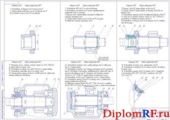 Операционные эскизы сборки (формат А1)