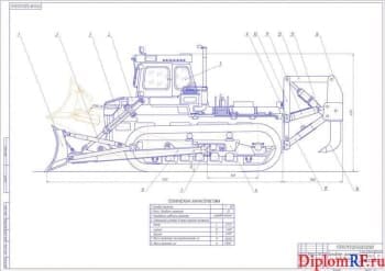 Реконструкция  бульдозера-рыхлителя на базе трактора Т-330