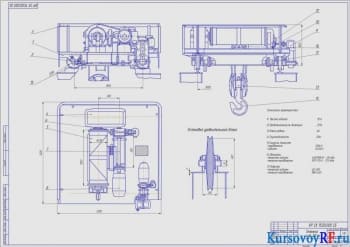 Расчет крана: тележки грузоподъемностью 20 тонн и захвата С-образного