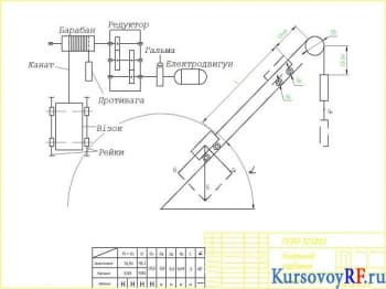 Курсовой расчет электропривода уклончивых подъемников
